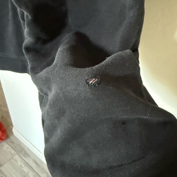 All Saints|Solid black hoodie pullover sweater with small simple logo•••Large - Picture 16 of 16